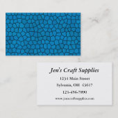 Muster aus festem Glas Visitenkarte (Vorne/Hinten)