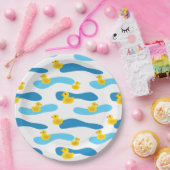 Muster aus Gelbkautschuk Pappteller (Party)