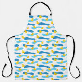 Muster aus Gelbkautschuk Schürze (Vorderseite)