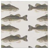 Muster aus gepolstertem Bass Fish Stoff (Nahaufnahme)