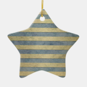 Muster aus Gold und Grau Keramik Ornament