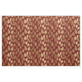 Muster aus Gold und Rotem Lef Stoff (Fat Quarter (45,7 x 55,9 cm))