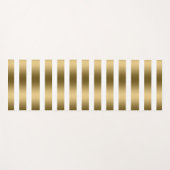 Muster aus Gold und Weiß Yogamatte (Vorderseite (Horizontal))