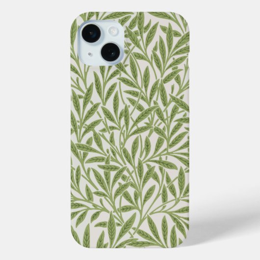 Muster aus grünen, blättrigen Zweigen  Case-Mate iPhone Hülle (Rückseite)