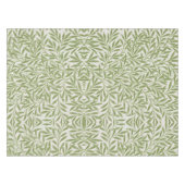 Muster aus grünen, blättrigen Zweigen Tischdecke (Vorderseite (Horizontal))