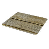 Muster aus hellem Holz Schneidebrett (Ecke)