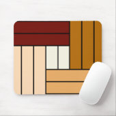 Muster aus Holzstreifen Mousepad (Mit Mouse)