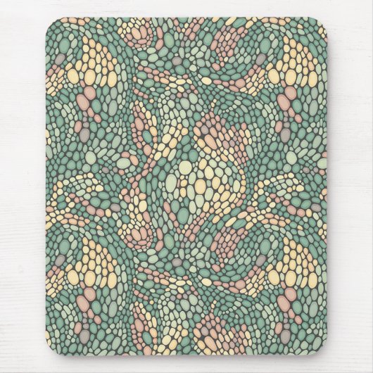 Muster aus mikrobiologischen Zellen Mousepad (Vorne)
