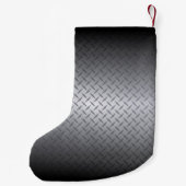 Muster aus personaziertem Stahl Kleiner Weihnachtsstrumpf (Rückseite)