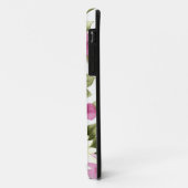 Muster aus rosa und gelben Blumen Case-Mate iPhone Hülle (Hinten/Links)