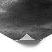 Muster aus schwarzem Marmor, die naturalab aussehe Poster (Ecke)