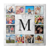 Muster aus weißem Marmor Fliese (Vorderseite)