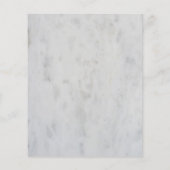 Muster aus weißem Marmor Flyer (Hinten)