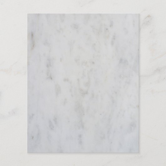 Muster aus weißem Marmor Flyer (Vorne)