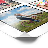 Muster aus weißem Marmor Fotodruck (Ecke)