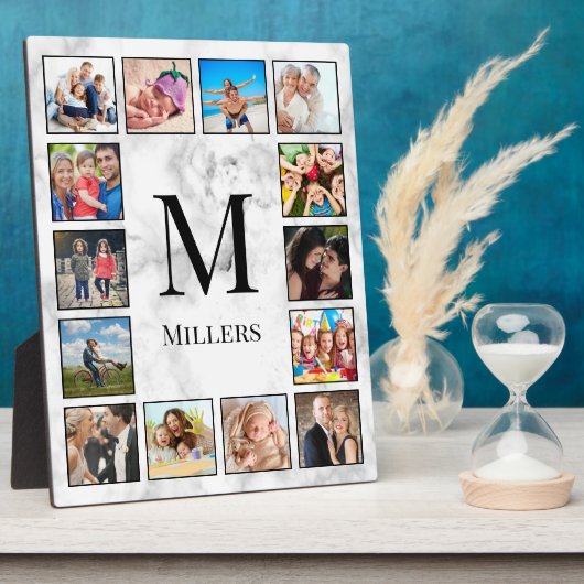 Muster aus weißem Marmor Fotoplatte (Seite)