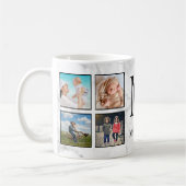 Muster aus weißem Marmor Kaffeetasse (Links)