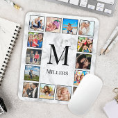 Muster aus weißem Marmor Mousepad