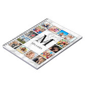 Muster aus weißem Marmor Notizblock (Linke Seite)