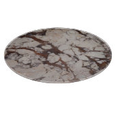 Muster aus weißem Marmor Schneidebrett (Ecke)