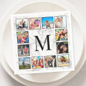 Muster aus weißem Marmor Serviette