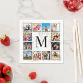 Muster aus weißem Marmor Serviette (Beispiel)