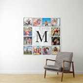 Muster aus weißem Marmor Wandteppich (Beispiel)