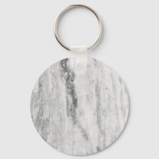 Muster aus weißem und grauem Marmor Schlüsselanhänger (Vorderseite)