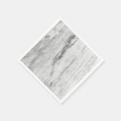 Muster aus weißem und grauem Marmor Serviette (Ecke)
