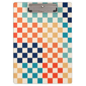 Muster B für klassisches Retro-Checkered Checkerbo Klemmbrett (Vorderseite)