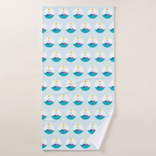 Muster Badehandtuch (Badehandtuch)