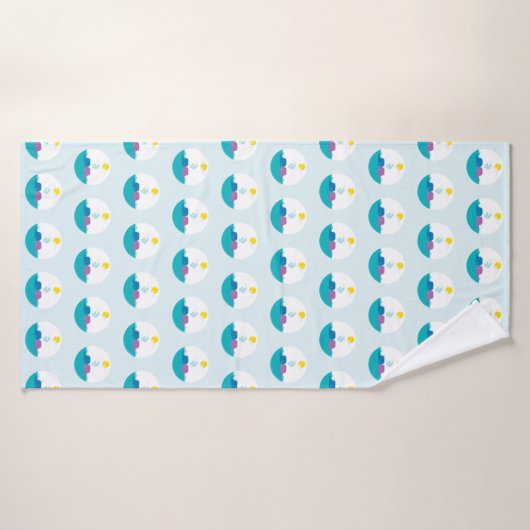 Muster Badehandtuch (Badehandtuch)