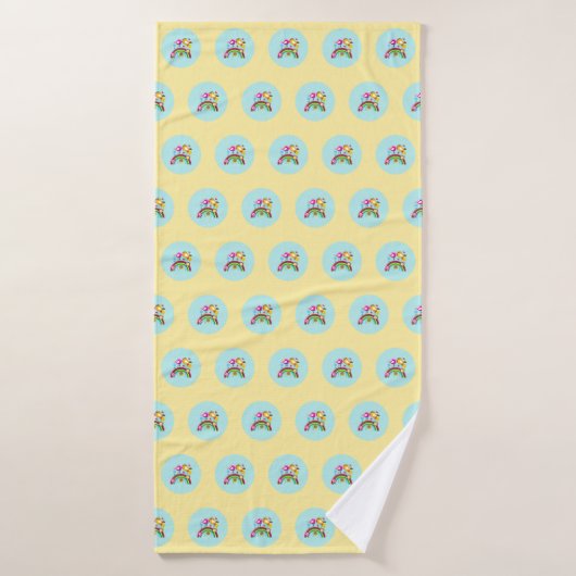 Muster Badehandtuch (Badehandtuch)