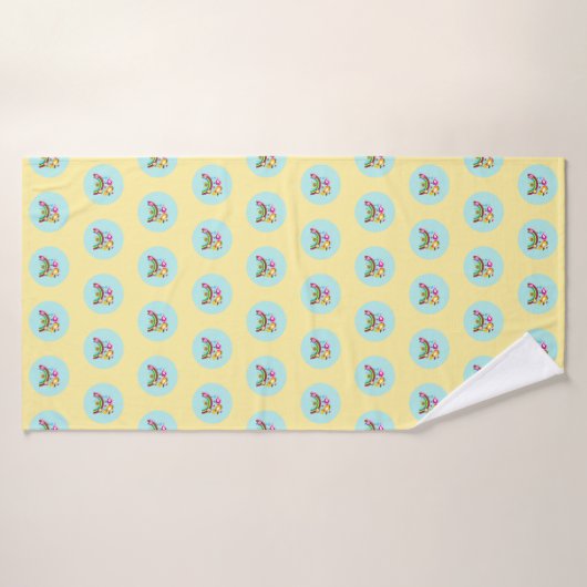 Muster Badehandtuch (Badehandtuch)