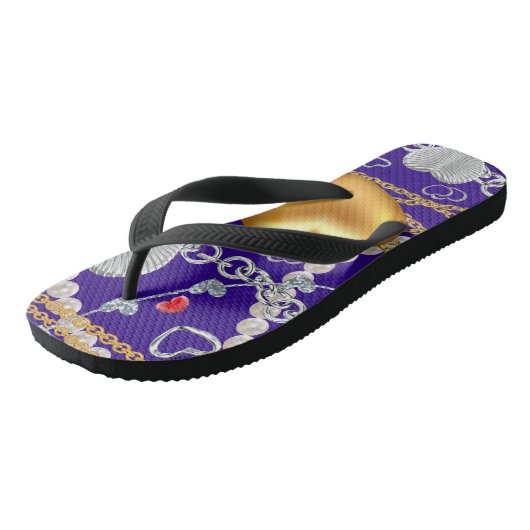 Muster Badesandalen (Schrägansicht)