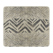 Muster-Basar - geometrische Formen Schneidebrett (Vorderseite)