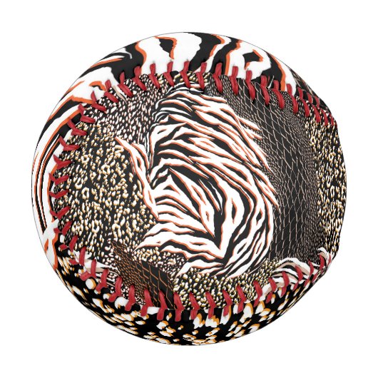 Muster-Baseball Baseball (Vorderseite Links)