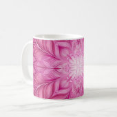Muster Batik Pink Kaffeetasse (Vorderseite Links)