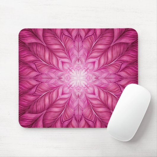 Muster Batik Pink Mousepad (Mit Mouse)