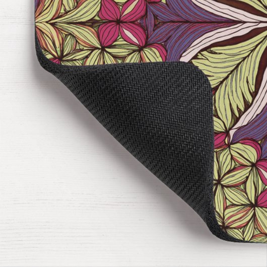 Muster Batik Red Blue Mousepad (Ecke)