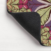Muster Batik Rot Blau Mousepad (Ecke)