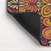 Muster Batik Yellow Blue Mousepad (Ecke)
