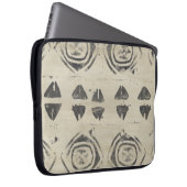 Muster Bazaar - gerundete und geometrische Formen Laptopschutzhülle (Vorne Rechts)