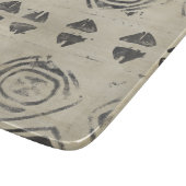 Muster Bazaar - gerundete und geometrische Formen Schneidebrett (Ecke)