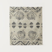 Muster Bazaar - gerundete und geometrische Formen Wandteppich (Vorderseite)