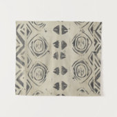 Muster Bazaar - gerundete und geometrische Formen Wandteppich (Vorderseite (Horizontal))