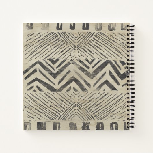 Muster Bazar - Geometrische Formen Notizblock (Rückseite)