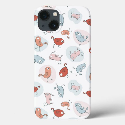 Muster bei Cartoon Case-Mate iPhone Hülle (Rückseite)