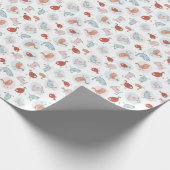 Muster bei Cartoon Geschenkpapier (Ecke)