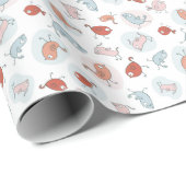 Muster bei Cartoon Geschenkpapier (Rolleneckpunkt)